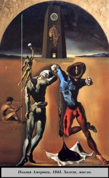 Salvador Dali Painting - The Poetry of America Salvador Dali